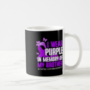 Mug Mémoire violette de conscience de mon frère
