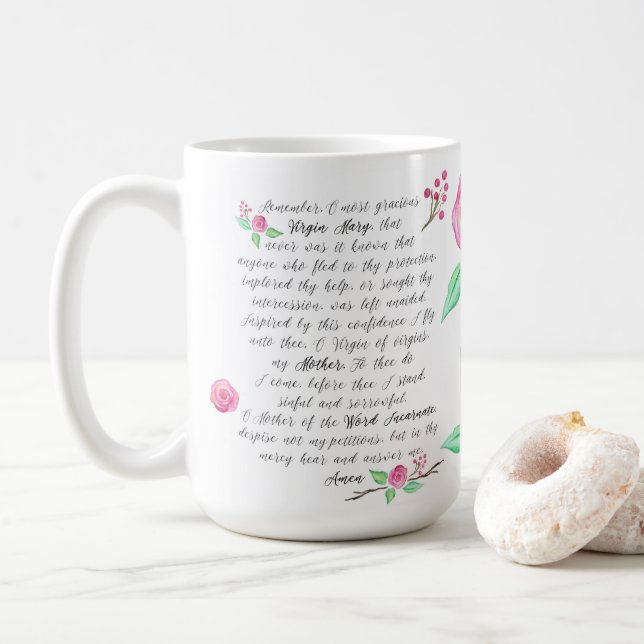 Mug Memorare (Avec donut)