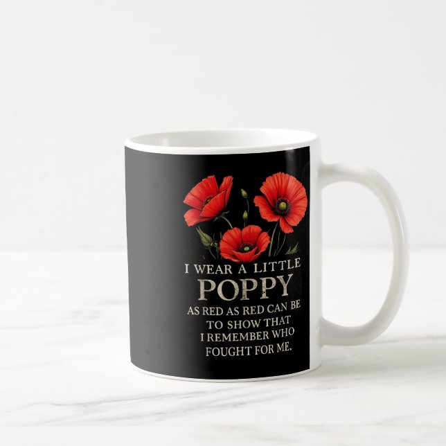 Mug Memorial Day 2025 Usa Memorial Veterans Day Red Po (Droite)