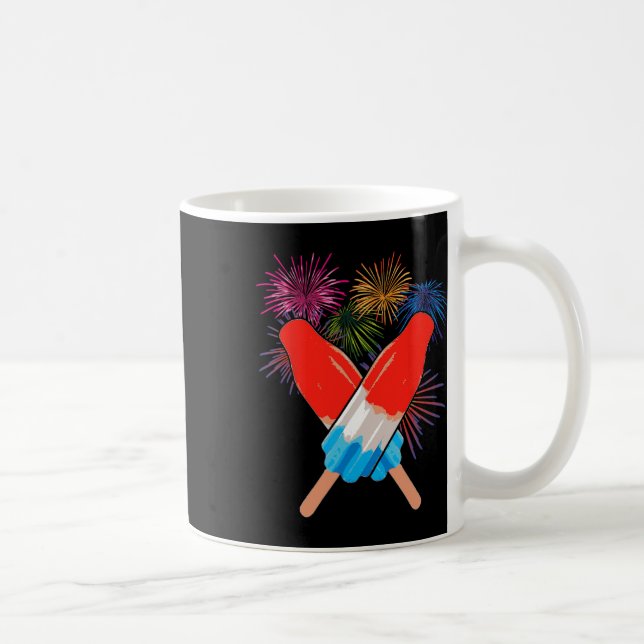 Mug Memorial Day 4 juillet Holiday Patriotic Rocket (Droite)