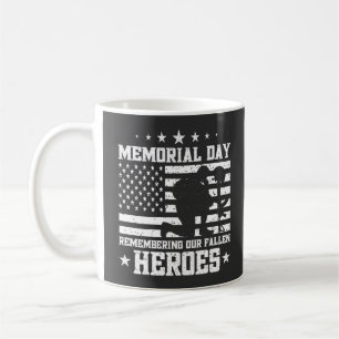 Mug Memorial Day Design Vintage Veterans Day USA Flag