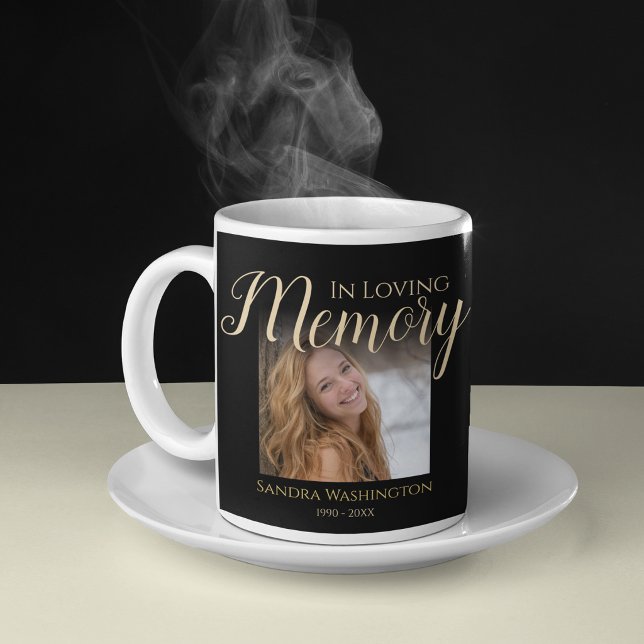 Mug Mémorial de photo personnalisé (Créateur téléchargé)