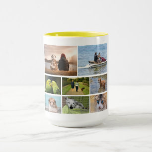 Mug Mémorial des animaux de compagnie coutume 8 photo-