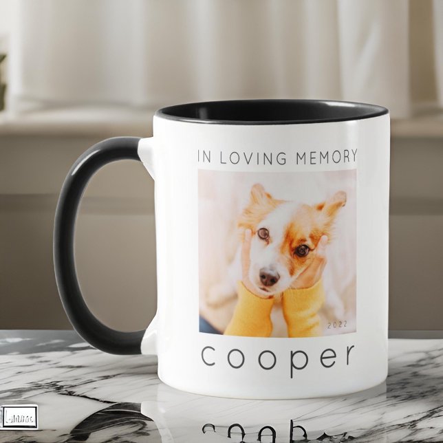 Mug Mémorial des animaux de compagnie en mémoire d'amo (Créateur téléchargé)