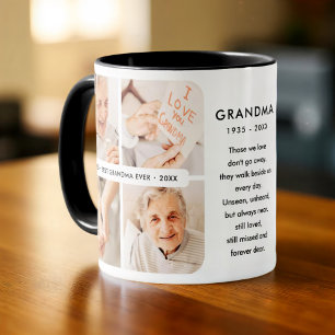 Mug Mémorial Meilleure grand-mère Jamais photo moderne