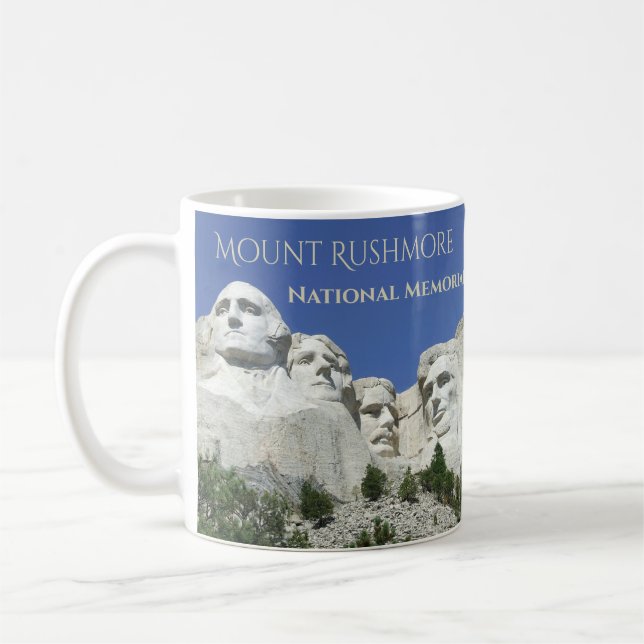 Mug Mémorial national du Mont Rushmore, deux saisons (Gauche)
