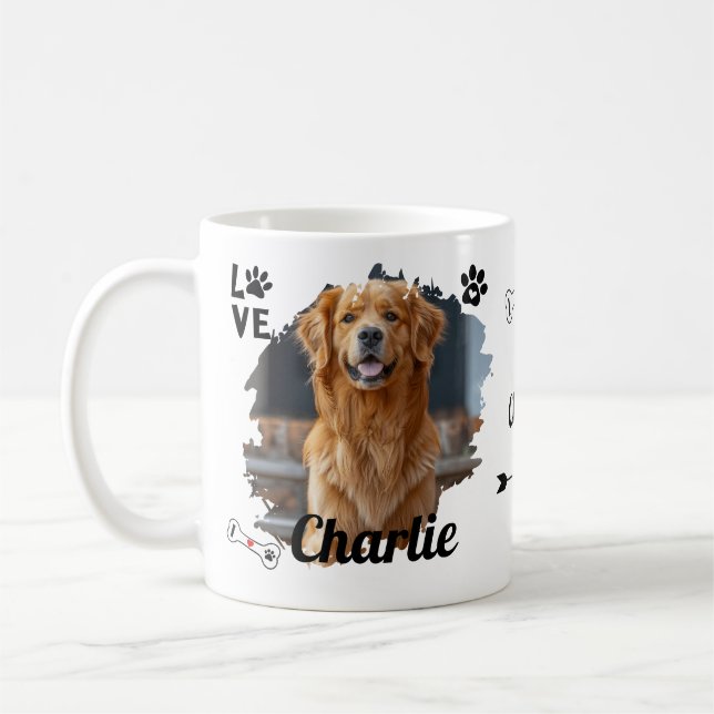 Mug Mémorial Personnalisé pour Chien | Objets de M (Gauche)