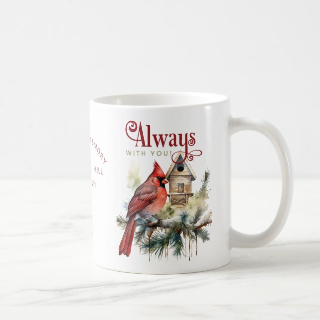 Mug Mémorial personnalisé toujours avec vous (Droite)