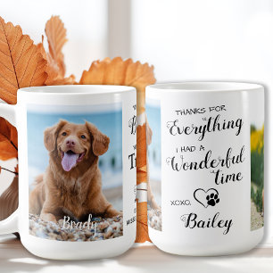 Mug Mémorial pour animaux de compagnie du chien animal