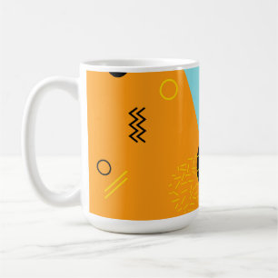 Mug Memphis, hippie, art à la mode et frais