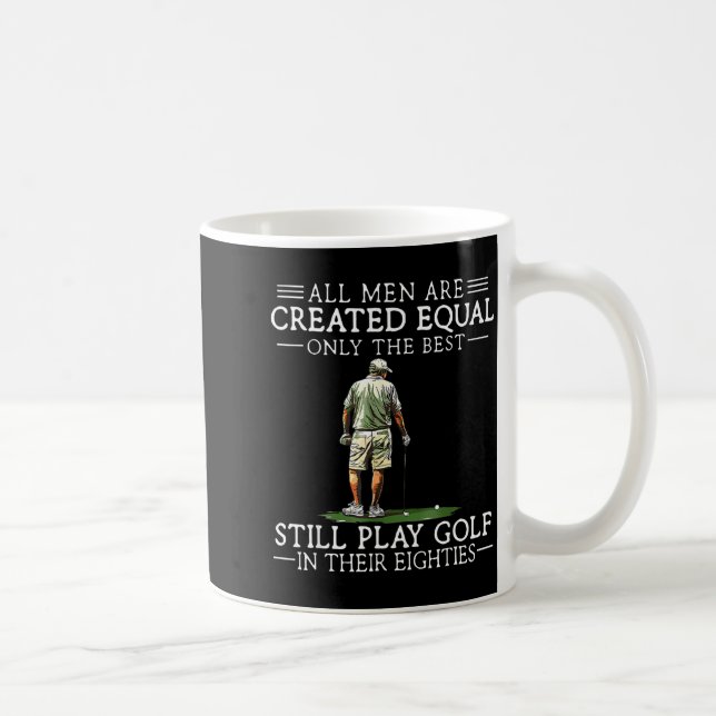 Mug Men Play Golf Eighties Funny Golfer Golfing  (Droite)