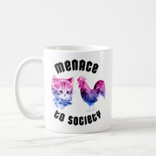 Mug Menace bisexuelle à la société