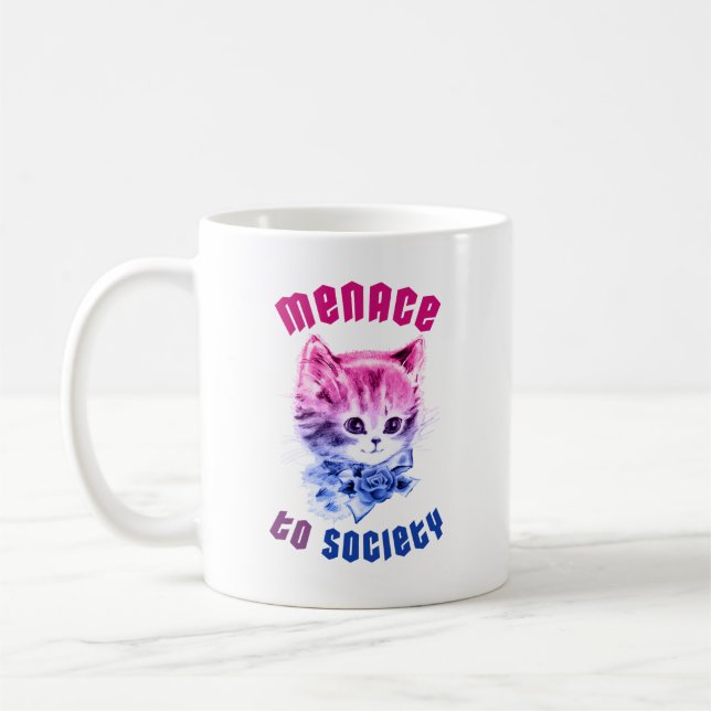 Mug Menace Bisexuelle Kitty (Gauche)