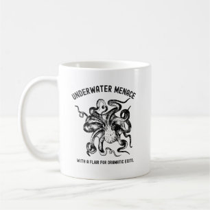 Mug Menace sous-marine Pieuvre drôle