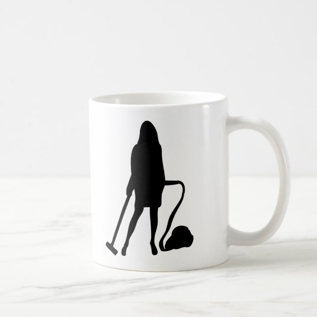Mug ménagère - aspirateur - nettoyage (Droite)