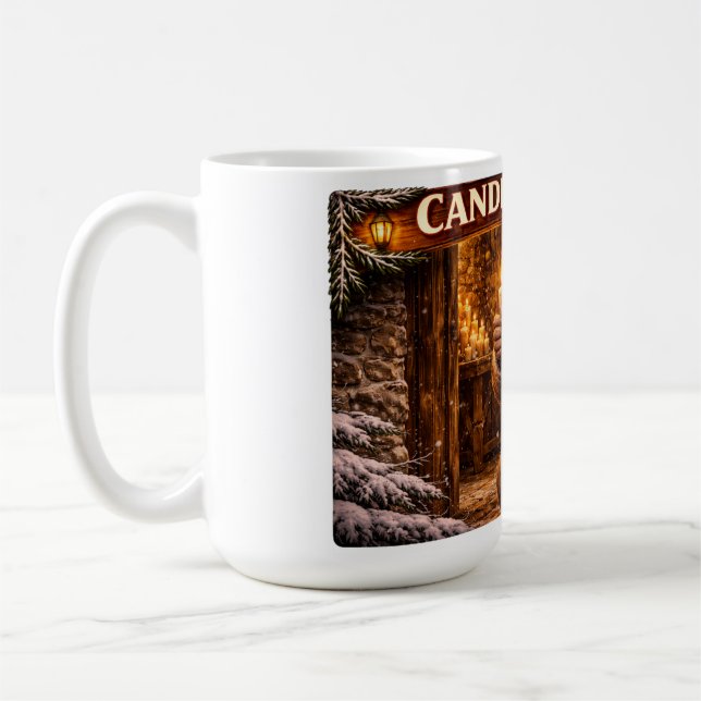 Mug Mendiant de bougie lutin de Noël islandais (Gauche)