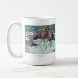 Mug Mendocino California Coast Seascape ;