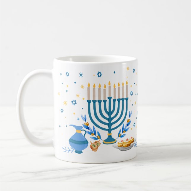 Mug Menorah Hanoukka (Gauche)