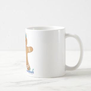 Mug Menorah homme en pain d'épices Hanukkah joyeux