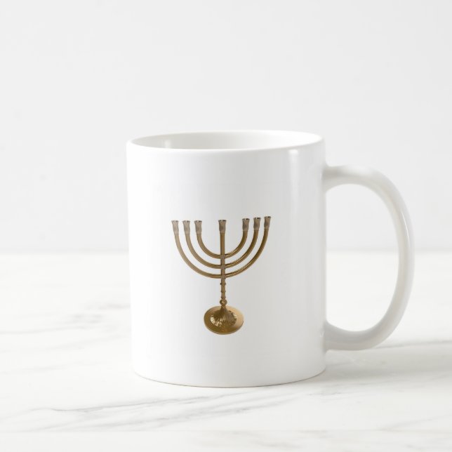Mug menorah or (Droite)