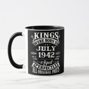 Mug Mens 80e Anniversaire Cadeau Pour Rois Nés En Juil