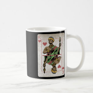 Mug Mens African King Card Hearts Black Pride Couple M