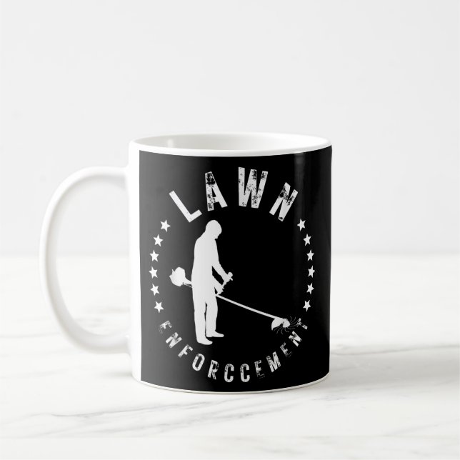 Mug Mens Application de la pelouse Amusant Maillot Lan (Gauche)