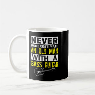 Mug Mens Basse Joueur Musicien Cadeau Père grand-père