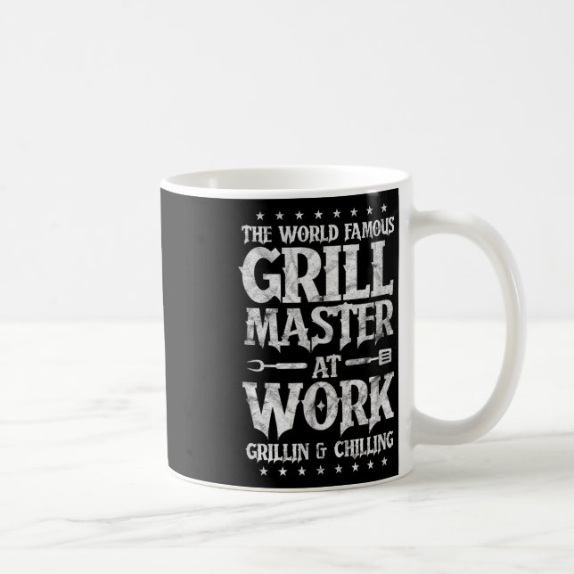 Mug Mens Bbq Grillmaster Funny Le Grill Mondial Célèbr (Droite)