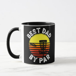 Mug Mens Best Dad By Par Funny Disc Golf Frisbee