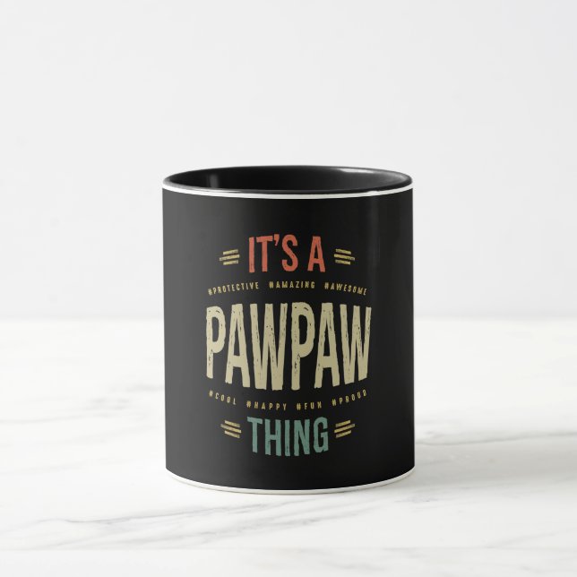 Mug Mens C'est un cadeau PawPaw Thing Grand-pa Père (Centre)