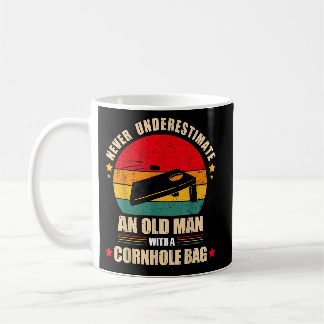 Mug Mens Cornhole Joueur Cornhole (Gauche)