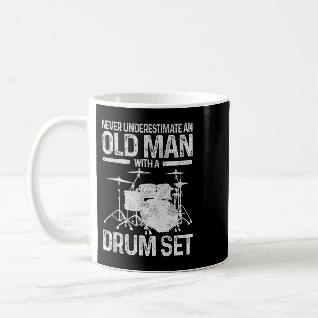 Mug Mens Doft Venin Never Underestimate An Old Man W (Gauche)