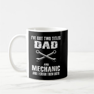 Mug Mens Funny Papa Mécanicien Garage Voiture Amateur 
