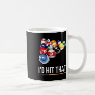 Mug Mens Funny Pool ID cadeau frapper ce billard joueu