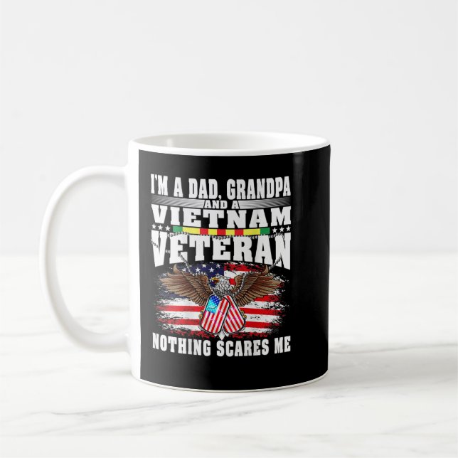 Mug Mens I'm A Dad Grandpa And Vietnam Veteran - Nothi (Gauche)