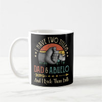 Mens J'Ai Deux Titres Papa Et Abuelo Vintage Pour