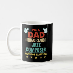 Mug Mens Je Suis Un Papa Et Un Compositeur De Jazz Rie