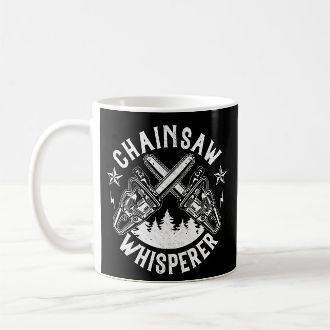 Mug Mens Lumberjack Venin Chainsaw Whisperer (Gauche)