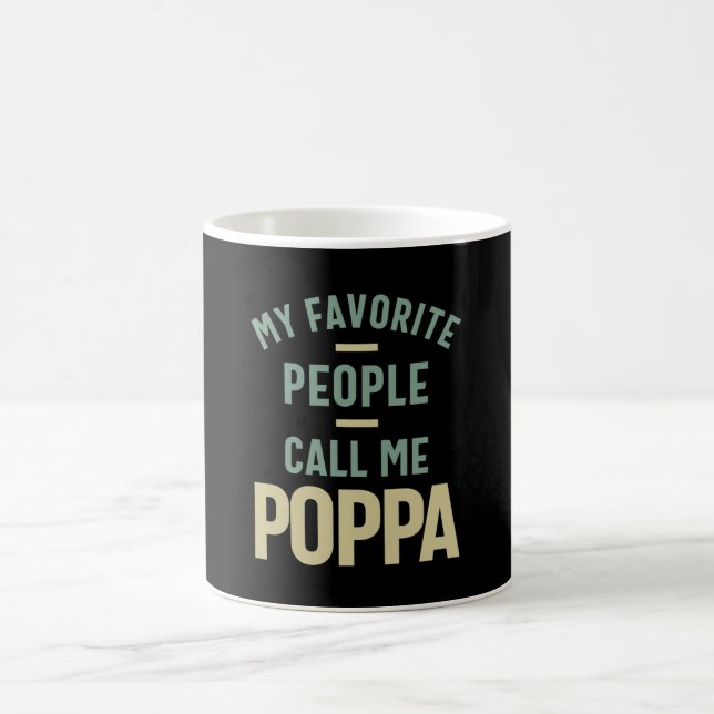 Mug Mens Mes Favoris Appelent Moi Poppa (Centre)