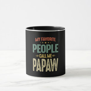 Mug Mens Mes Gens Favoris M'Appelent Papaw Cadeau