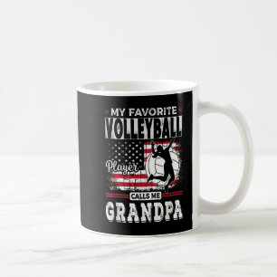 Mug Mens Mon Joueur De Volleyball favori m'appelle Gra