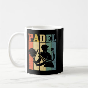Mug Mens Padel Racket Ball Design Rétro Pour Padel Ten