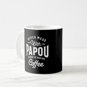 Mug Mens Papou Grandpa Cadeaux Mondes Meilleur Papou