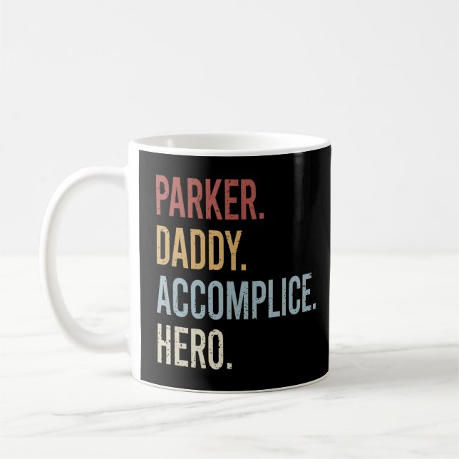 Mug Mens Parker Daddy Accomplice Hero Style Rétro Vint (Gauche)