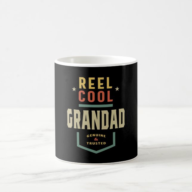 Mug Mens Produit bobine Cool Grand-père de pêche cadea (Centre)