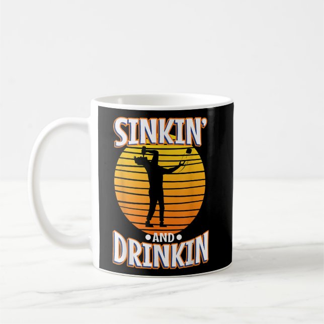 Mug Mens Sinkin et buveur cornhole (Gauche)