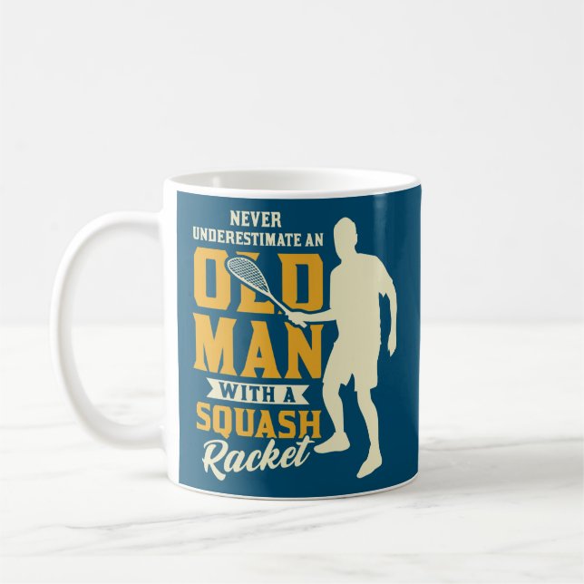 Mug Mens Squash centre sport squash club squash  (Gauche)