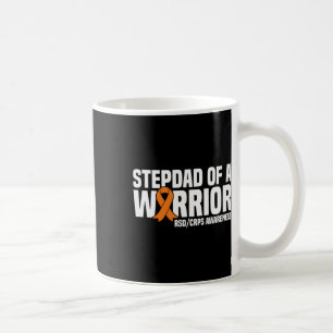 Mug Mens Stepdad D'Un Guerrier Orange Ribbon Rsdcrps A
