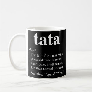 Mug Mens Tata Définition Funny Noun Grandpa Défini